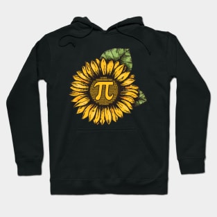 Pi Day Mathematic Symbol With Sunflower Costume Gift Hoodie